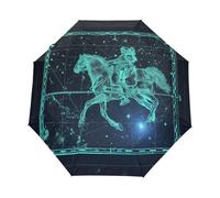 Space Constellation Pegasus Star Umbrella Automatic Folding Men Women Travel Umbrellas Auto Open Close Sun Blocking Windproof