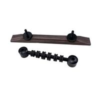 Space Control Adjustable Roller GUITAR Bass Bridge~Rosewood Base Fits For Gret-ch JAZZ Electric Guitar(Schwarz)