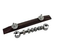 Space Control Adjustable Roller GUITAR Bass Bridge~Rosewood Base Fits For Gret-ch JAZZ Electric Guitar(SLIVER)