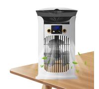 Space Cooler for Bedroom,Small Humidifying Cooling Fan | 3 Gear Speed Cooling Device with LED Light for Bedroom Dormitories Outdoor Living Room Camping Study
