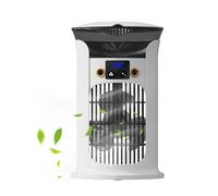 Space Cooler | Humidifying Fan with Light - Portable Cooling Device with LED Light and 3 Wind Speed for Children's Room Apartment Office Camping Study