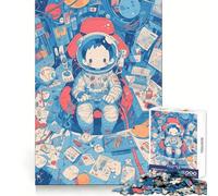 Space Core Hard Jigsaw Puzzle for Adults 1000 Pieces Mind Challenge Toy Gentle Leisure Precise Cut Memorable Gift (50x75cm)