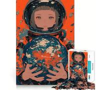 Space Core Jigsaw Puzzle for Adults 1000 Pieces Mind Puzzle Calm Pastime Image Assembly Lovely Present (38x26cm)