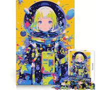 Space Core Jigsaw Puzzles 1000 Piece for Adults Intellect Toy Calm Relax Precise Cut Santa Wish Item (50x75cm)