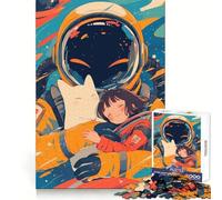Space Core Jigsaw Puzzles for Adults1000 Pieces Memory Gain Stress Relief Design Assembly Memorable Gift (38x26cm)