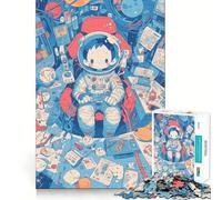 Space Core Jigsaw Puzzles for Teenagers 1000 Piece Thought Toy Calm Escape Precise Edge Amazing Present (38x26cm)