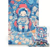 Space Core Jigsaw Puzzles for Teenagers 1000 Piece Thought Toy Calm Escape Precise Edge Amazing Present (38x26cm)