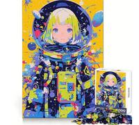 Space Core Jigsaw Puzzles for Teenagers 1000 Pieces Recall Boost Gentle Relax Smooth Cut Stylish Gift (38x26cm)