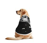 Space Corgi Print Dog Outfit Sleeveles, Funny Pet Dog Clothes Machine Washable Shirt Vest For Medium Large Dogs