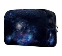 Space Cosmic Nebula Cosmetic Bag for Women, Travel Toiletries Bags Large Makeup Handy Pouch Organiser Bag with Zipper