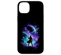 Space Cowboy Sci Fi Silhouette Galactic Western Art Case for iPhone 14 Plus