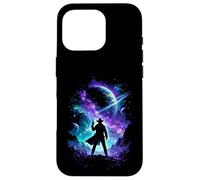 Space Cowboy Sci Fi Silhouette Galactic Western Art Case for iPhone 16 Pro