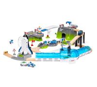 Space Deluxe Train Set - Wooden Train Set - Wonderful Gift for Children from 3 Years