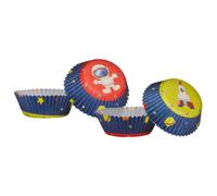 Space Design Medium Cupcake Cases, 60 Pieces