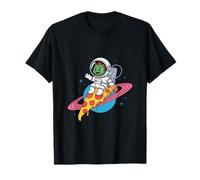 Space Dino Pizza Cosmic Ride T-Shirt