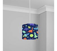 Space Dinosaur Adventure Ceiling Lampshade Lightshade for Nursery - 20cm x 18.5cm