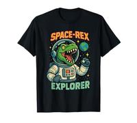 Space Dinosaur Astronaut Explorer Planetary Mission T-Shirt