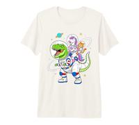 Space Dinosaur Astronaut Unicorn Cat Boys Girls Apparel Premium T-Shirt