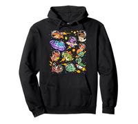 Space Dinosaurs Funny Galaxy Dinosaur Astronauts Prehistoric Pullover Hoodie
