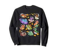 Space Dinosaurs Funny Galaxy Dinosaur Astronauts Prehistoric Sweatshirt