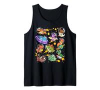 Space Dinosaurs Funny Galaxy Dinosaur Astronauts Prehistoric Tank Top