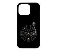 Space DJ Galaxy Universe - Solar System Music Turntable EDM Case for iPhone 16 Pro