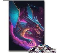 Space Dragon Jigsaws Puzzles 2000 Pieces for Adults Gifts, Educational Games DIY Toys with Matching Poster And Trivia Sheet for Age 14+ (70x100cm)