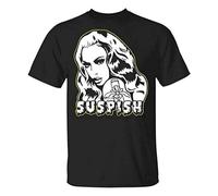 SPACE DUCK Bailey Sarian Merch Suspish Unisex Tshirt Short Sleeve t Shirt for Men Black L