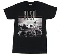 SPACE DUCK Short Sleeved T-Shirt Rush Permanent Waves T-Shirt Black XL