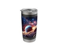 Space Dust Planets and Stars Universe Art Design Stainless Steel Insulated Tumbler