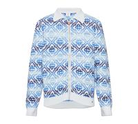 Space Dye Monogram Long Sleeve Merino Cardigan- male- Casablanca- Cardigans- Blue- M- Knitwear M