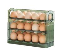 Space Efficient Automatic Turning Eggs Storage Tray PET Construction Automatic Dispenser for Home Use Practical Storage Tray