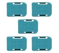 Space-Efficient Battery Storage Bracket for 14.4V/18V Power Tools Impact-Resistant Secure Holder 5pcs Tool Battery Storage Solution