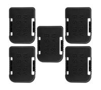 Space-Efficient Battery Storage Bracket for 14.4V / 18V Power Tools Impact-Resistant Secure Holder 5pcs Tool Battery Storage Solution