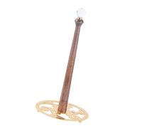 Space Efficient Floor Storage Tower Metal Structure With Wooden Finish Quick Installation Home Decoration Sturdy Metal Tissue Holder Floor