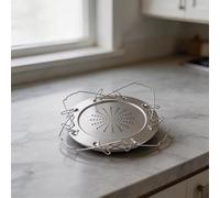 Space Efficient Folding Grill Rack Made from Stainless Steel for Outdoor Cooking on Small or Large Scale Grills