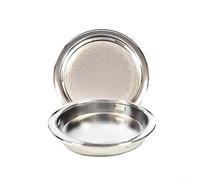 Space Efficient Round Sliding Door Handle, Stylish Recessed Pull for Various Interior Door Applications (Silver)