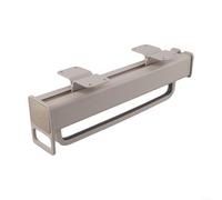 Space Efficient Telescopic Clothes Hanging Rod Supports up to 20 Pairs of Jeans Without Risk of Damage (Grey 30cm)