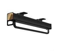 Space Efficient Telescopic Clothes Hanging Rod Supports up to 20 Pairs of Jeans Without Risk of Damage (Black 30cm)