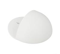 Space Efficient Wall Mounted Flower Planters for Indoor Gardening, Suitable for Succulents and Small Flowers (Half-circle White)