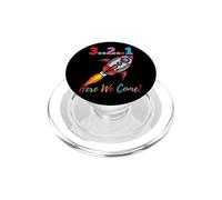 Space Elementary School Here We Come Funny Back To School PopSockets PopGrip for MagSafe