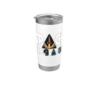 Space Exploration Astronomy Astronaut Rocket to The Unknown Stainless Steel Insulated Tumbler