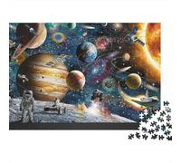 Space Exploration Scene 1000 Piece Space Exploration Cosmic Scene Jigsaw Puzzles for Adults And Kids Family Educational Games 1000 Pieces Fun, Challenging & Brainteasing Adults Challenge High Difficul