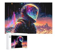 Space Explorer A Cosmic Journey -1 - Wooden Jigsaw Puzzle for Adults, 1000 PCS, New Year Gift - for Quiet Evenings And Focused Play