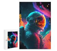 Space Explorer Cosmic Dreamscape: Relaxing Home Activity, 1000 PCS Decorative Jigsaw for Grown-Ups; for Couples, Friends And Family