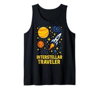 Space Explorer Interstellar Traveler Galactic Astronaut Tank Top