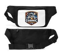 Space Explorer on Search and Rescue Mission Unisex Waist Bag Black