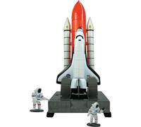 Space Explorer Space Shuttle Launch Center Playset with Educational Rocket Poster