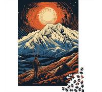 Space Explorer's Journey 1000-Piece Adult Jigsaw Puzzle, 38x26cm/1000pcs, for Relaxed Evenings at The Table; White Card Pieces for Easy Sorting