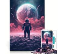 Space Fantasy 1000 Pieces Jigsaw Puzzles for Adults Mind Exercise Toy Relax Time Precision Cut Stylish Gift (50x75cm)